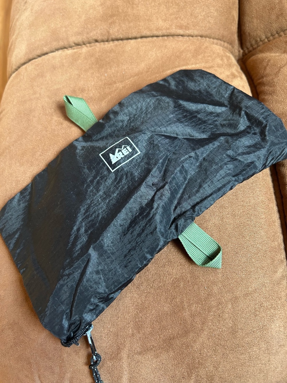 REI zippered nylon bag pouch